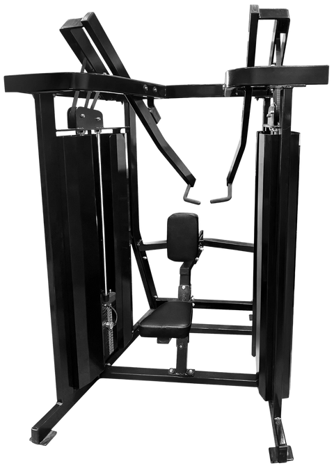 French Fitness FFB Black Dual Stack Low Row (New)