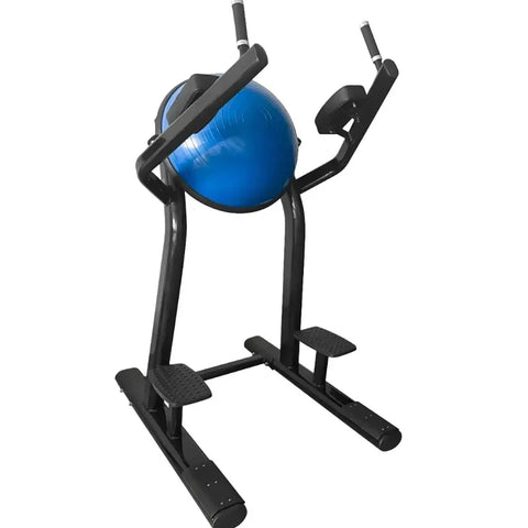 French Fitness FFB Black Half Ball Captain's Chair Leg Raise VKR (New)