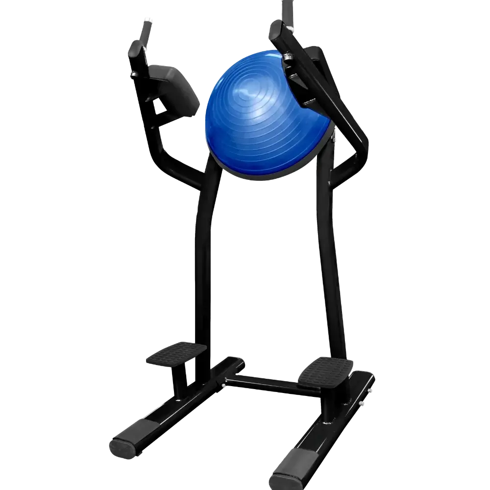 French Fitness FFB Black Half Ball Captain's Chair Leg Raise VKR (New)
