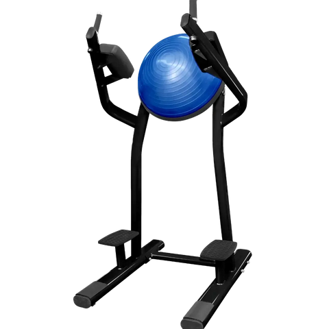 French Fitness FFB Black Half Ball Captain's Chair Leg Raise VKR (New)