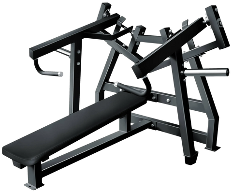 French Fitness FFB Black Leverage Horizontal Bench Press Plate Loaded (New)