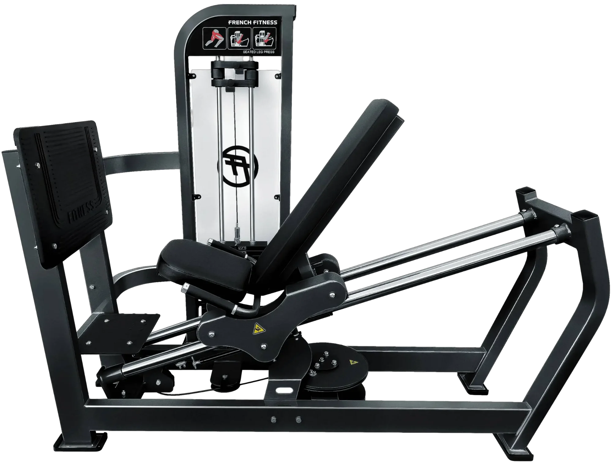 French Fitness Marin Seated Leg Press Sled / Calf Raise (New)