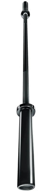 French Fitness 5' Black Olympic Bar - 26 Lbs (New) - Top View