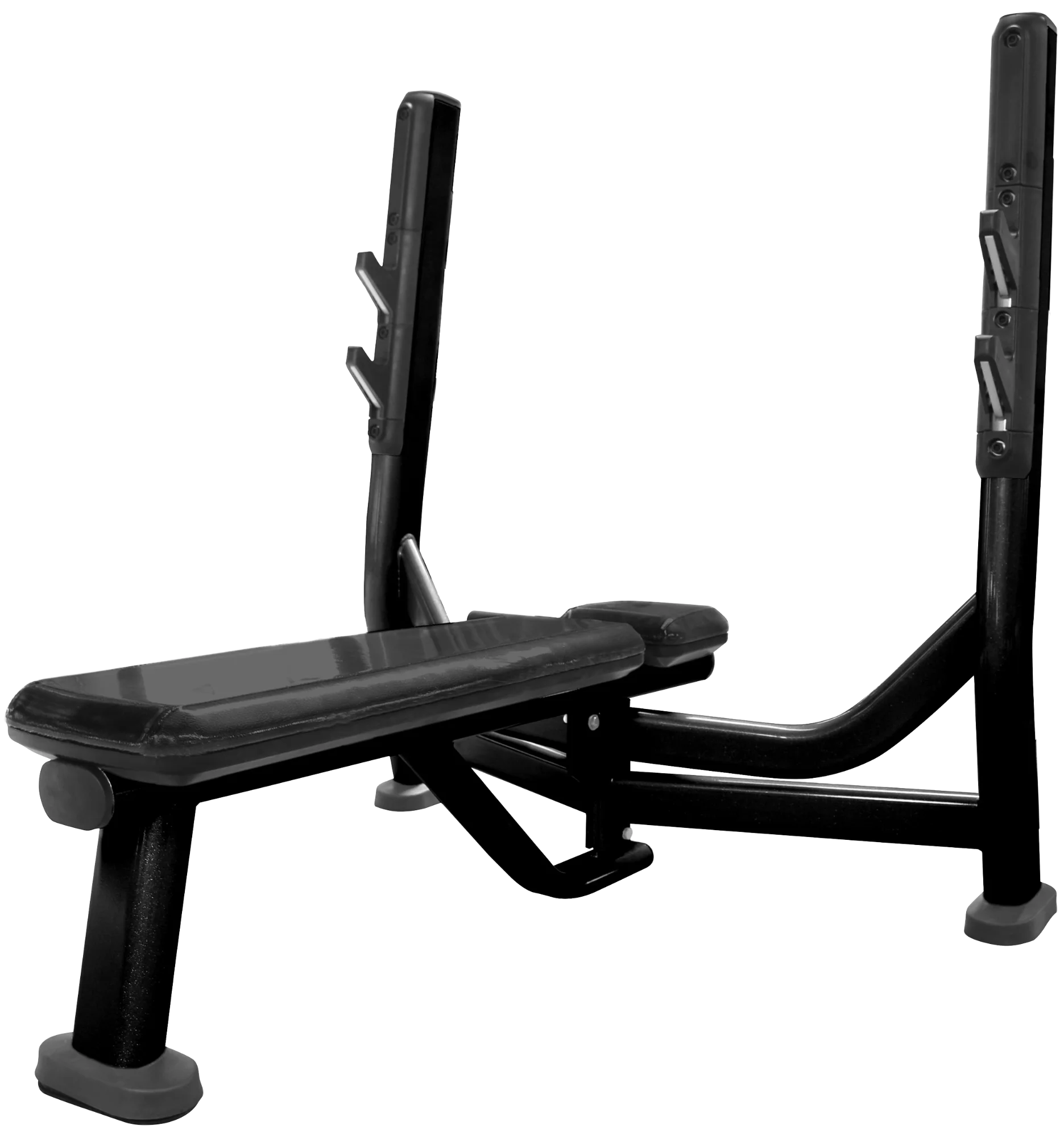 French Fitness FFB Black Olympic Flat Bench Press (New)