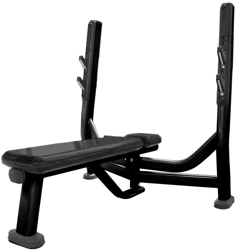 French Fitness FFB Black Olympic Flat Bench Press (New)