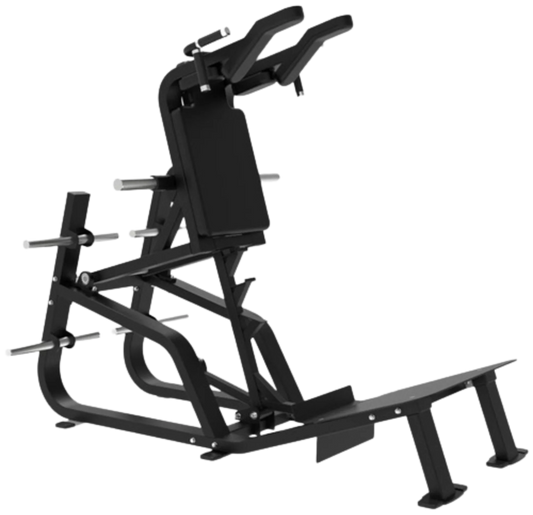 French Fitness FFB Black Super V-Squat Plate Loaded (New)