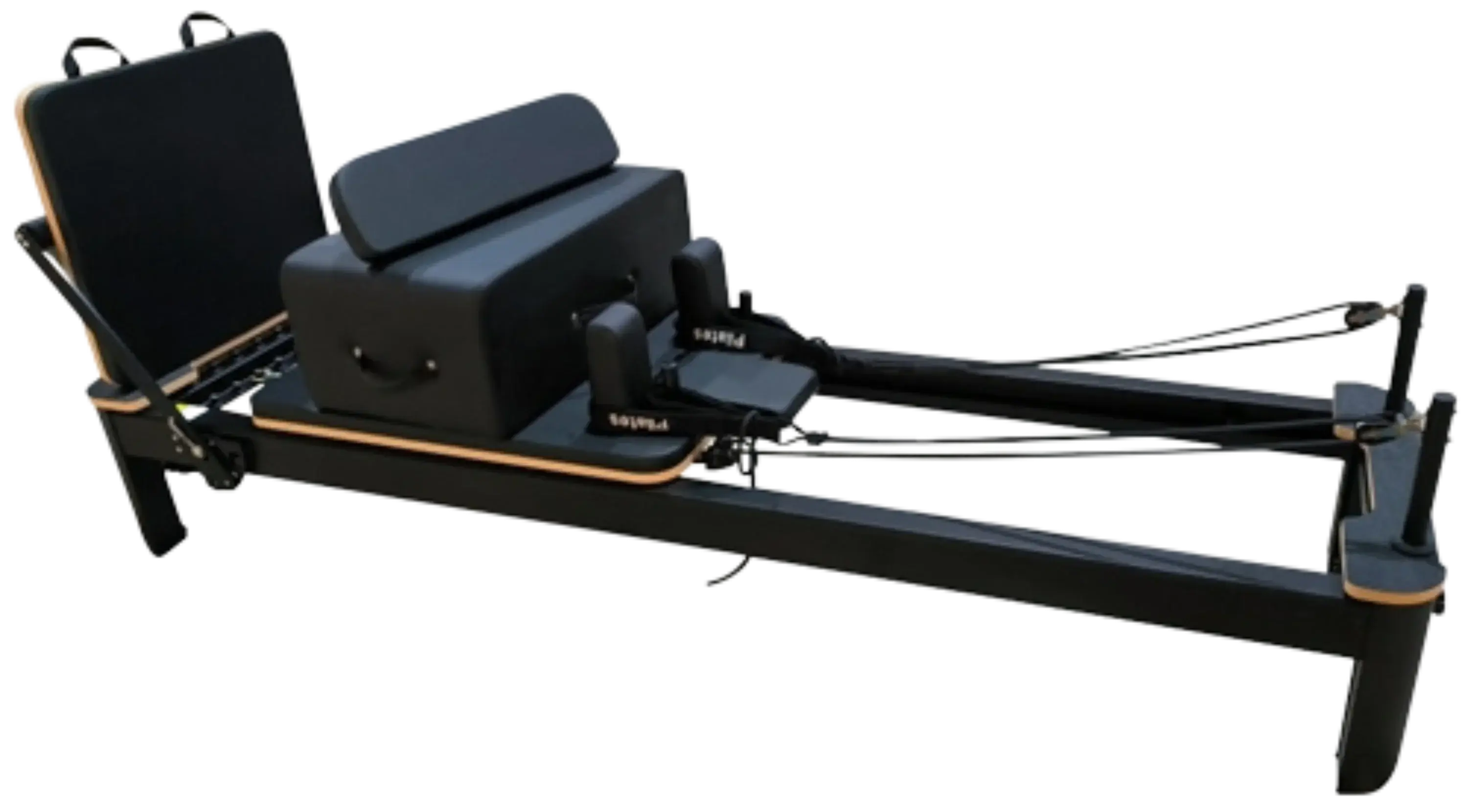 French Fitness Black Pilates Reformer | Fitness Superstore