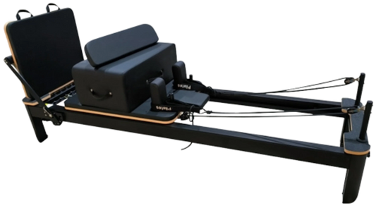 French Fitness Black Pilates Reformer (New)