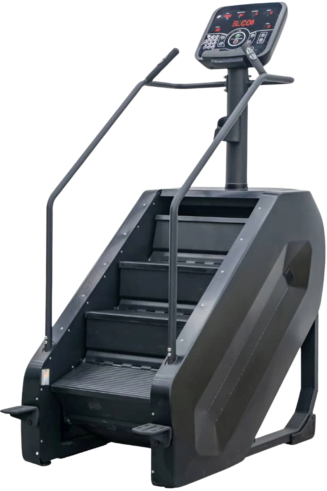 French Fitness SM100 Black Stairmill - Angled View