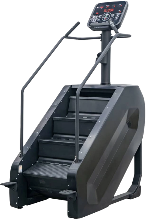 French Fitness SM100 Black Stairmill - Angled View