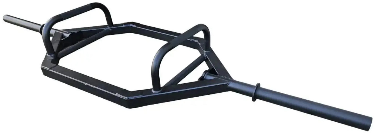 French Fitness 85" XL Trap Bar w/16" Loadable Sleeves - Black (New)