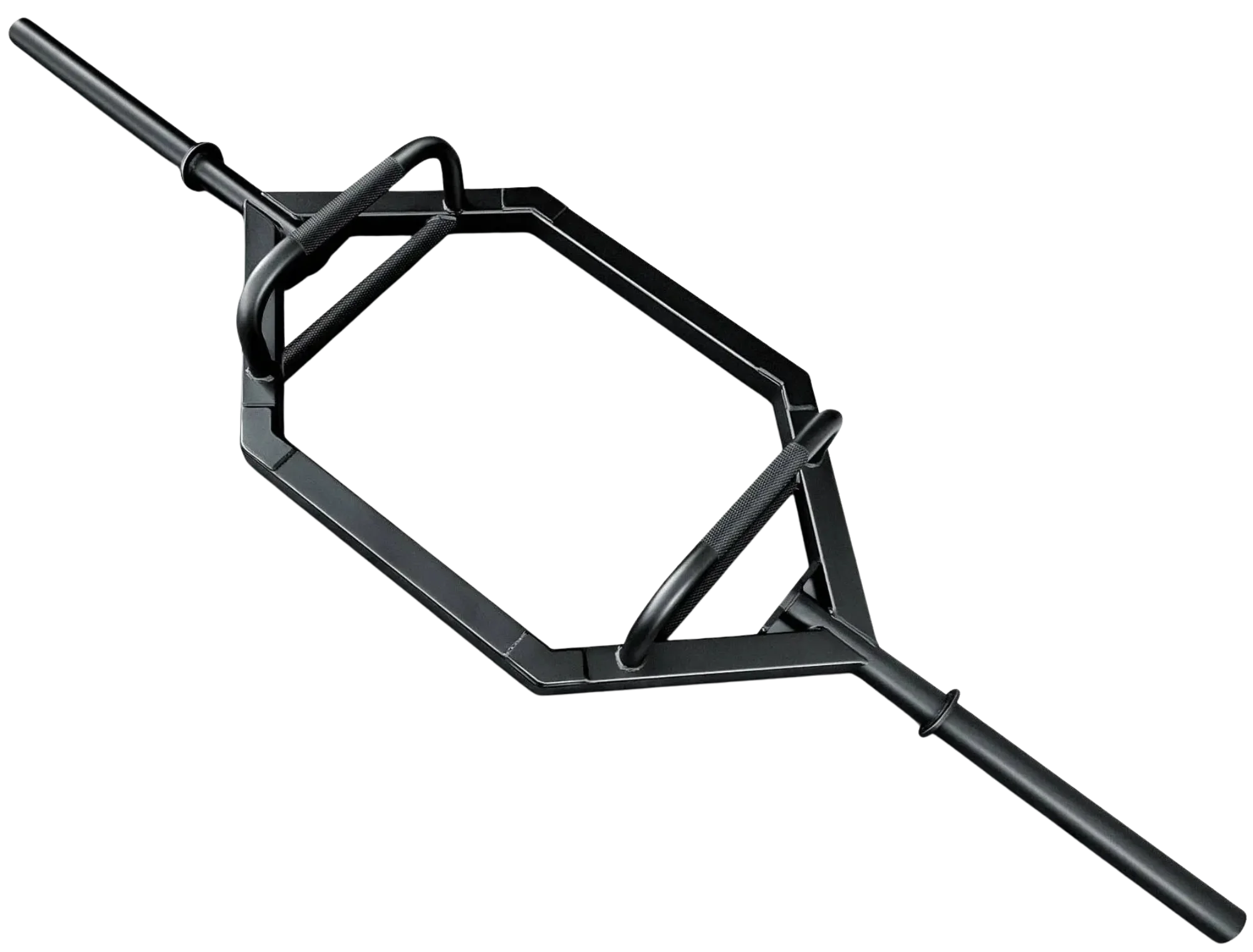 French Fitness 85" XL Trap Bar w/16" Loadable Sleeves - Black (New)
