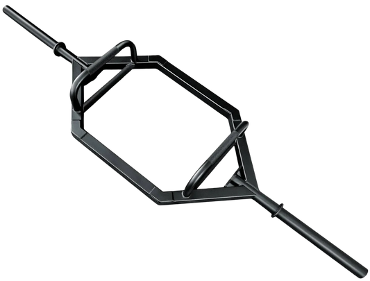French Fitness 85" XL Trap Bar w/16" Loadable Sleeves - Black (New)