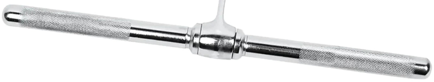 French Fitness Chrome 21" Revolving Straight Bar (New)