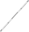 French Fitness Chrome 42" Dual Hook Straight Bar Cable Attachment (New)