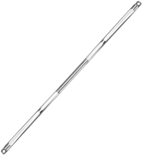 French Fitness Chrome 42" Dual Hook Straight Bar Cable Attachment (New)