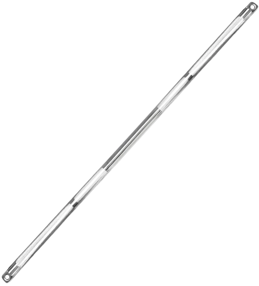French Fitness Chrome 42" Dual Hook Straight Bar Cable Attachment (New)