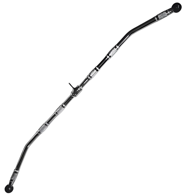 French Fitness Chrome FFC-48LB 48" Lat Bar - Angled View