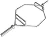 French Fitness Chrome 56" Olympic Shrug Trap Hex Bar (New) Image 2