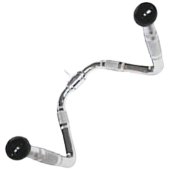 French Fitness Chrome Multi Purpose Bar - Back View