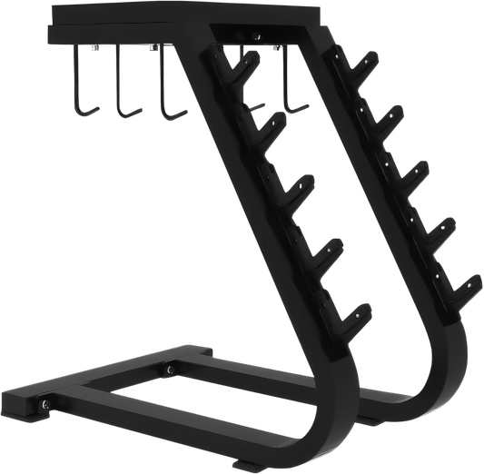 French Fitness Marin Accessory, Handle, & 5 Bar Storage Rack (New)