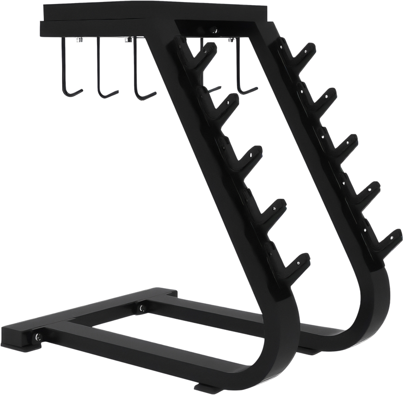 French Fitness Marin Accessory, Handle, & 5 Bar Storage Rack (New)