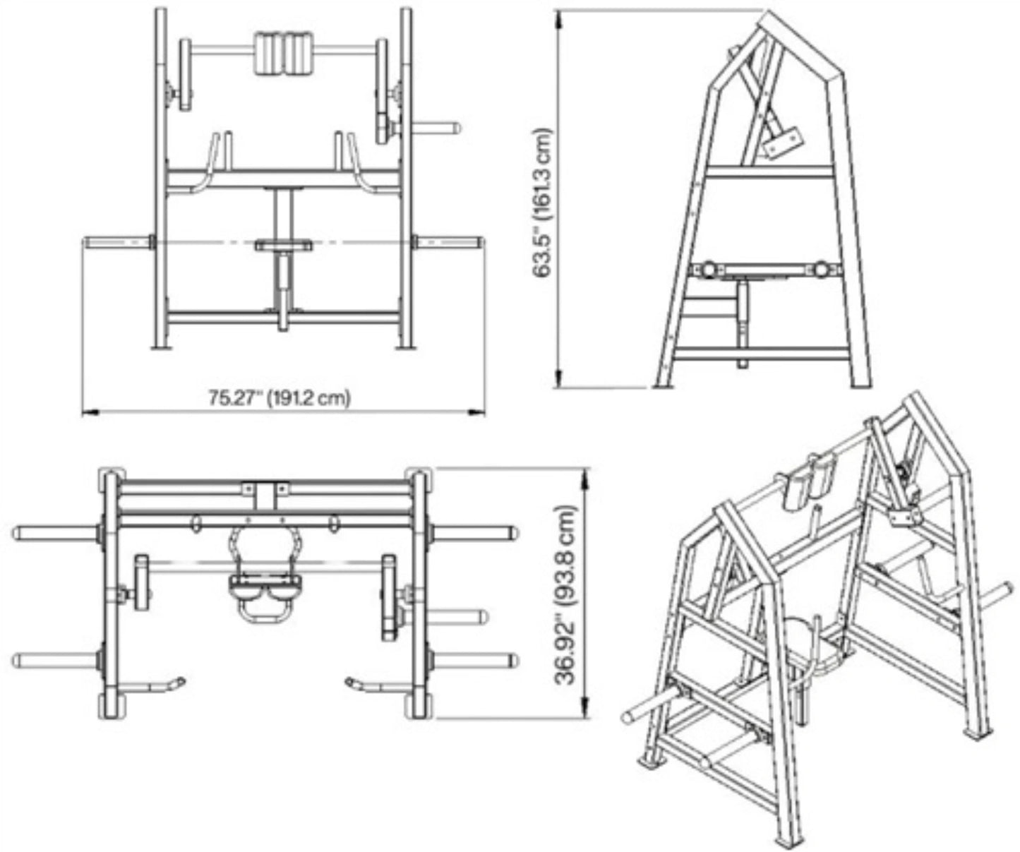 French Fitness Marin 4-Way Neck Plate Loaded (New) Image 3