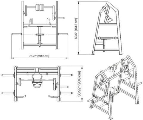 French Fitness Marin 4-Way Neck Plate Loaded (New) Image 3