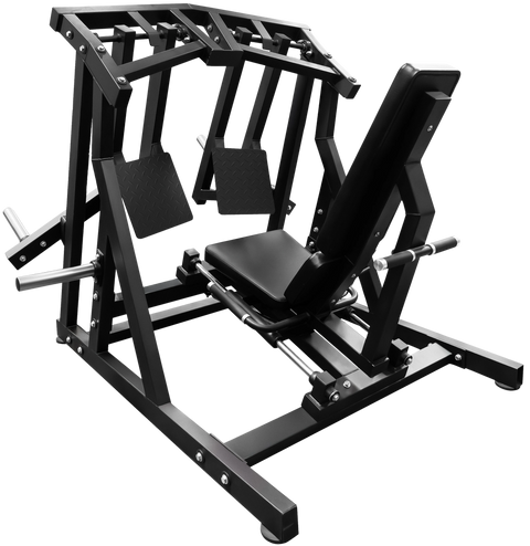 French Fitness Marin Iso-Lateral Horizontal Leg Press Plate Loaded Angled View