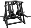 French Fitness Marin Iso-Lateral Horizontal Leg Press Plate Loaded Front View