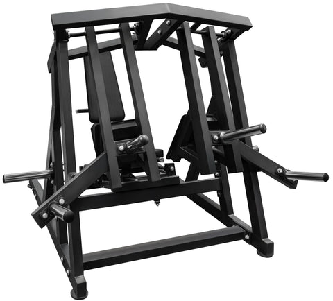 French Fitness Marin Iso-Lateral Horizontal Leg Press Plate Loaded Front View