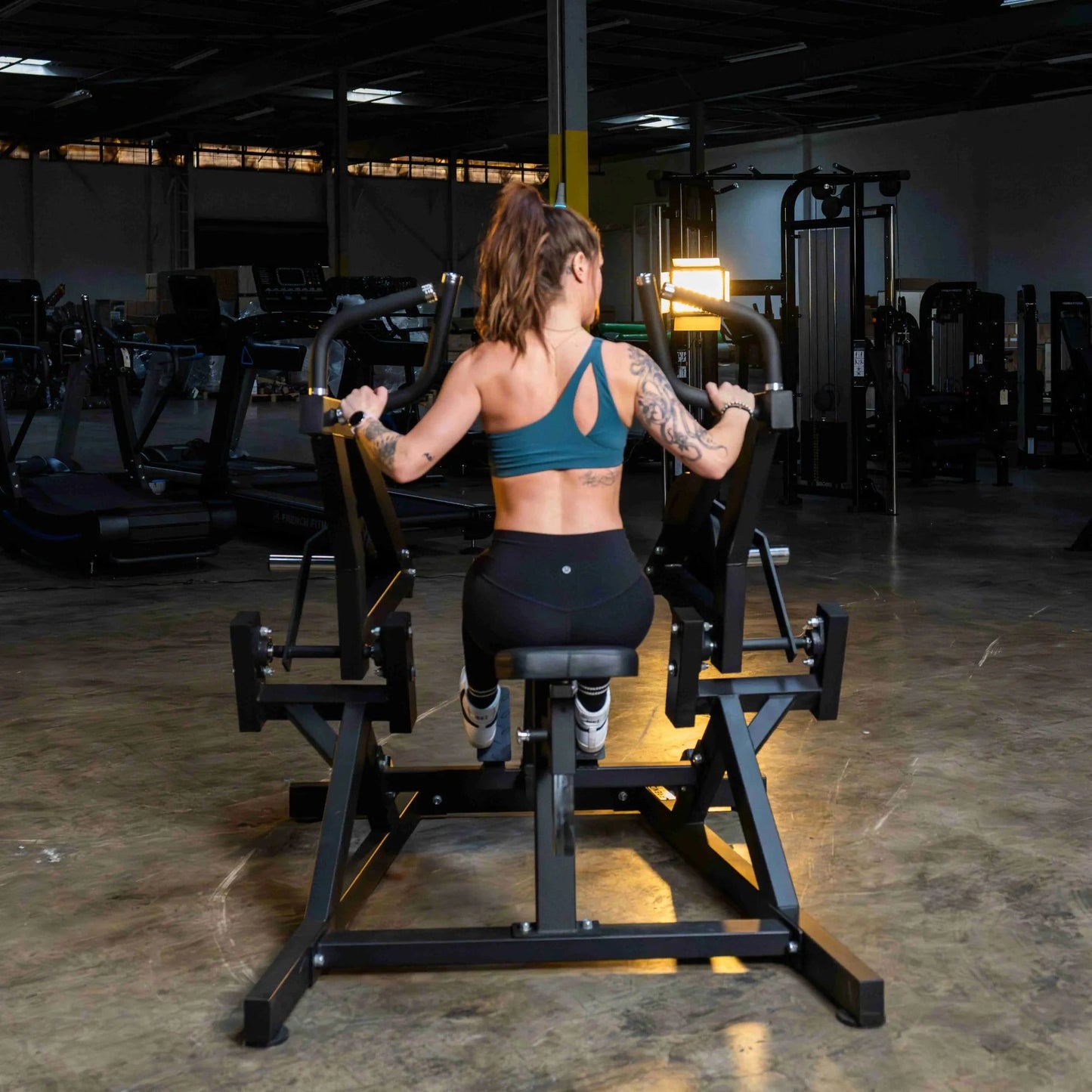 French Fitness Marin Iso-Lateral Rowing Low Row Plate Loaded (New)