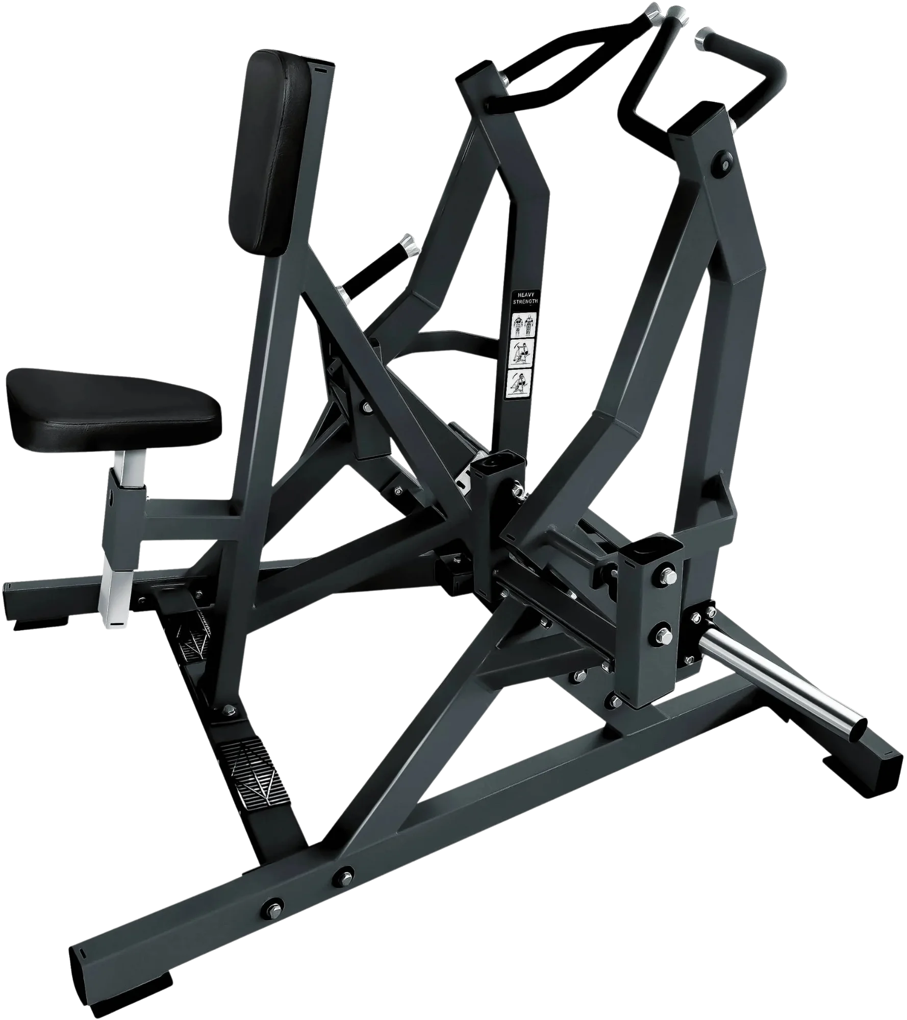 French Fitness Marin Iso-Lateral Rowing Low Row Plate Loaded (New)