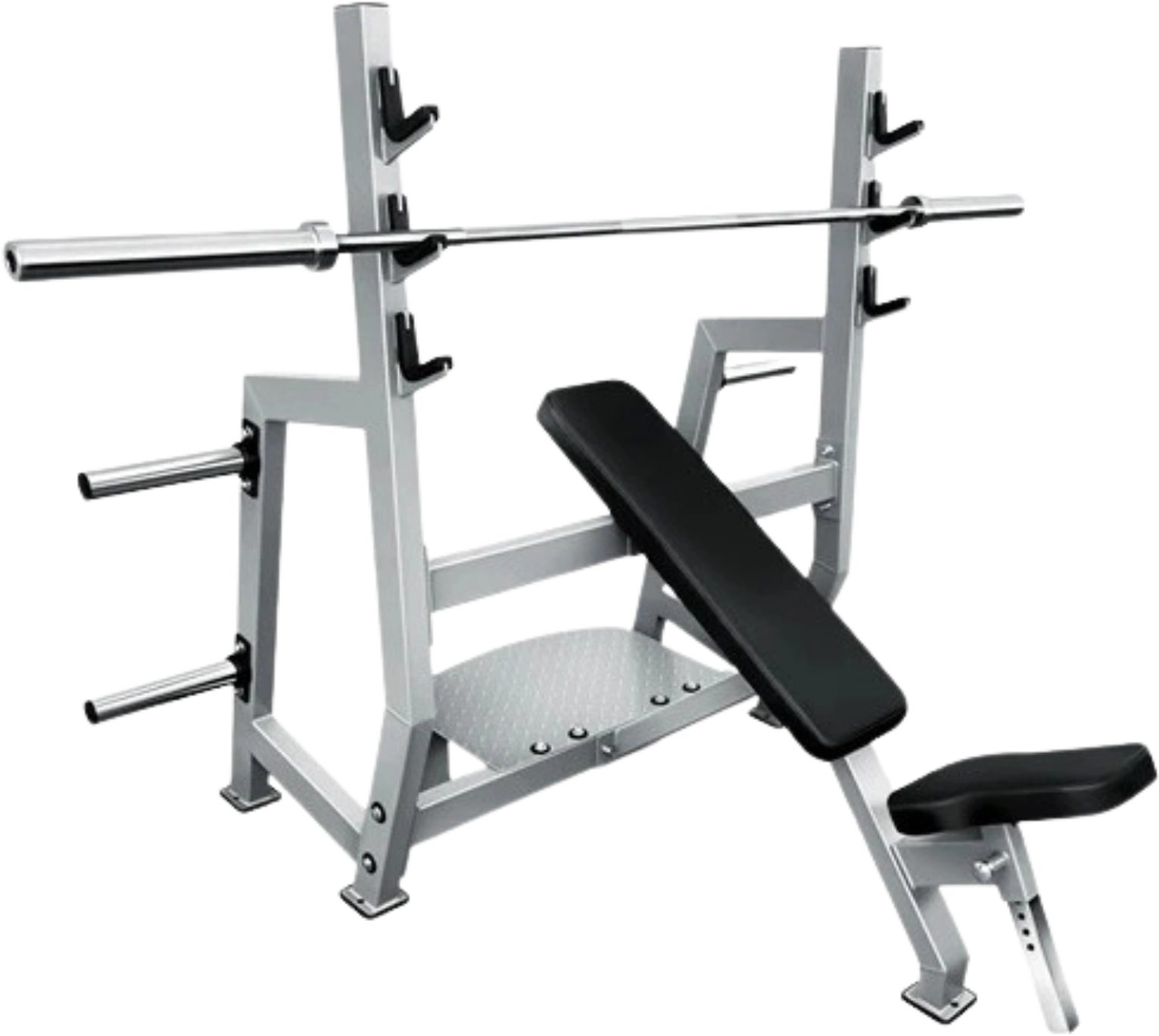 French Fitness Napa Olympic Incline Bench w/Weight Storage (New)