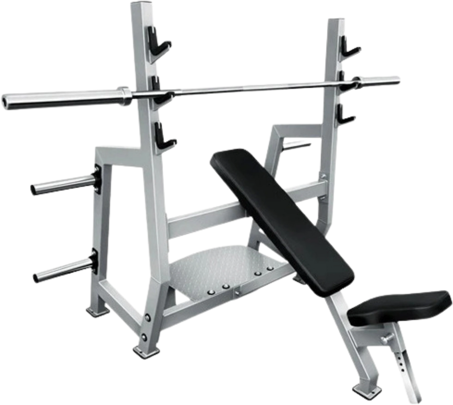 French Fitness Napa Olympic Incline Bench w/Weight Storage (New)