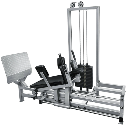 French Fitness Shasta Selectorized Horizontal Leg Press (New)