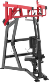 French Fitness Onyx Iso-Lateral Front Lat Pulldown Plate Loaded - Angled View