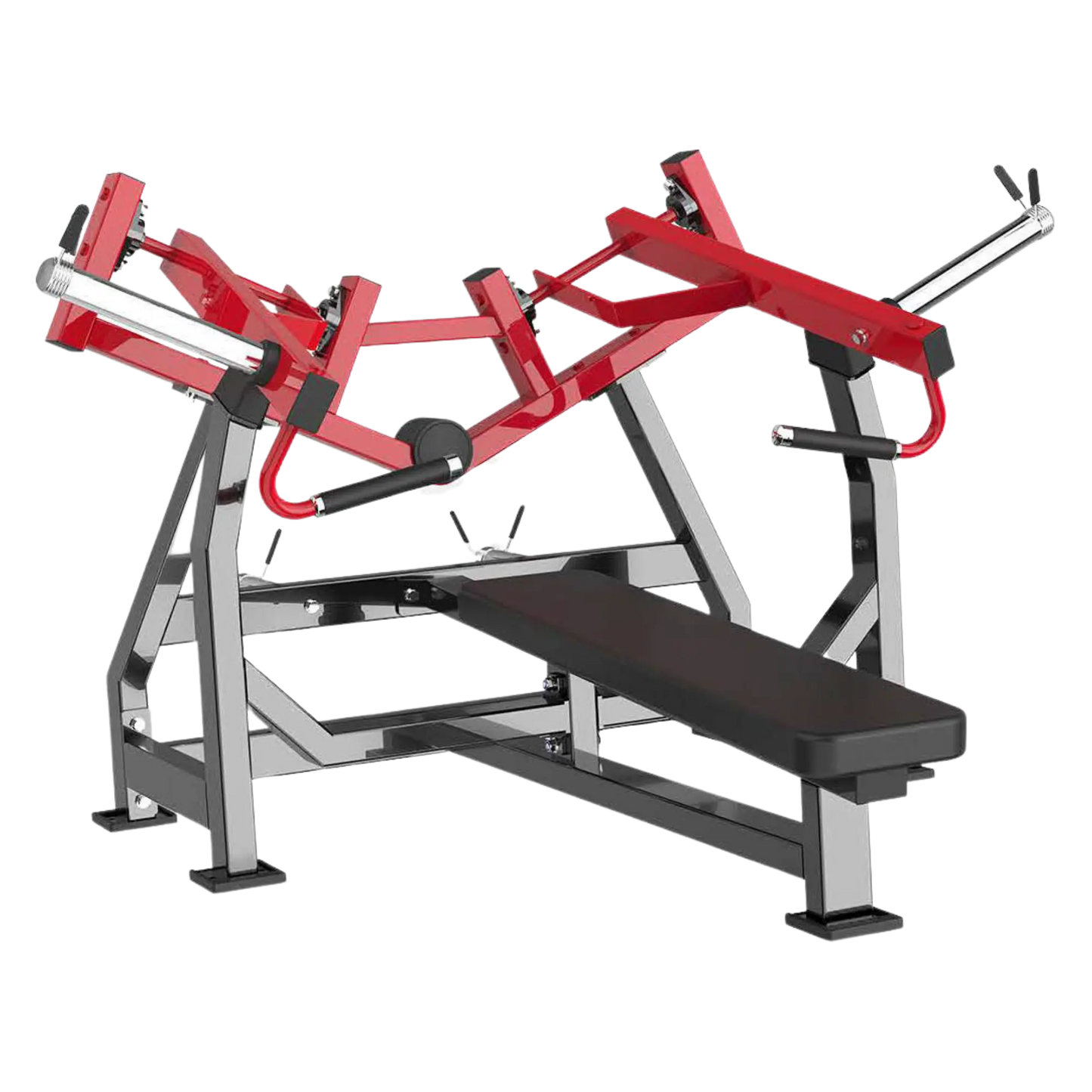 French Fitness Onyx Leverage Horizontal Bench Press Plate Loaded