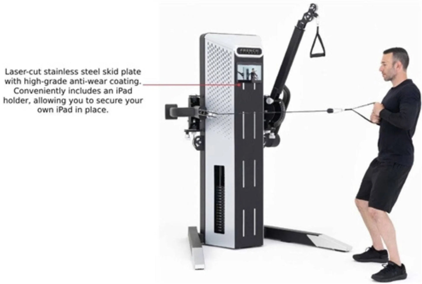 French Fitness Phoenix Dual Cable Cross - Silver (New)