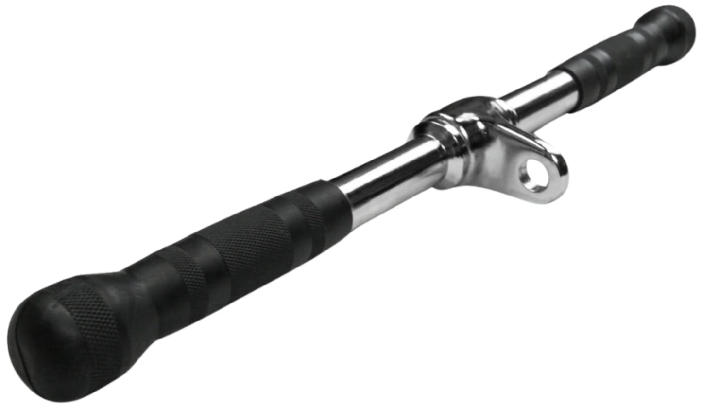 French Fitness Rubber Grip 21" Revolving Straight Bar (New)