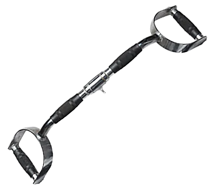 French Fitness 28" Rubber Grip Pro-Style Lat Bar (New)