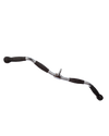 French Fitness 28" Rubber Grip Revolving Curl Bar (New)