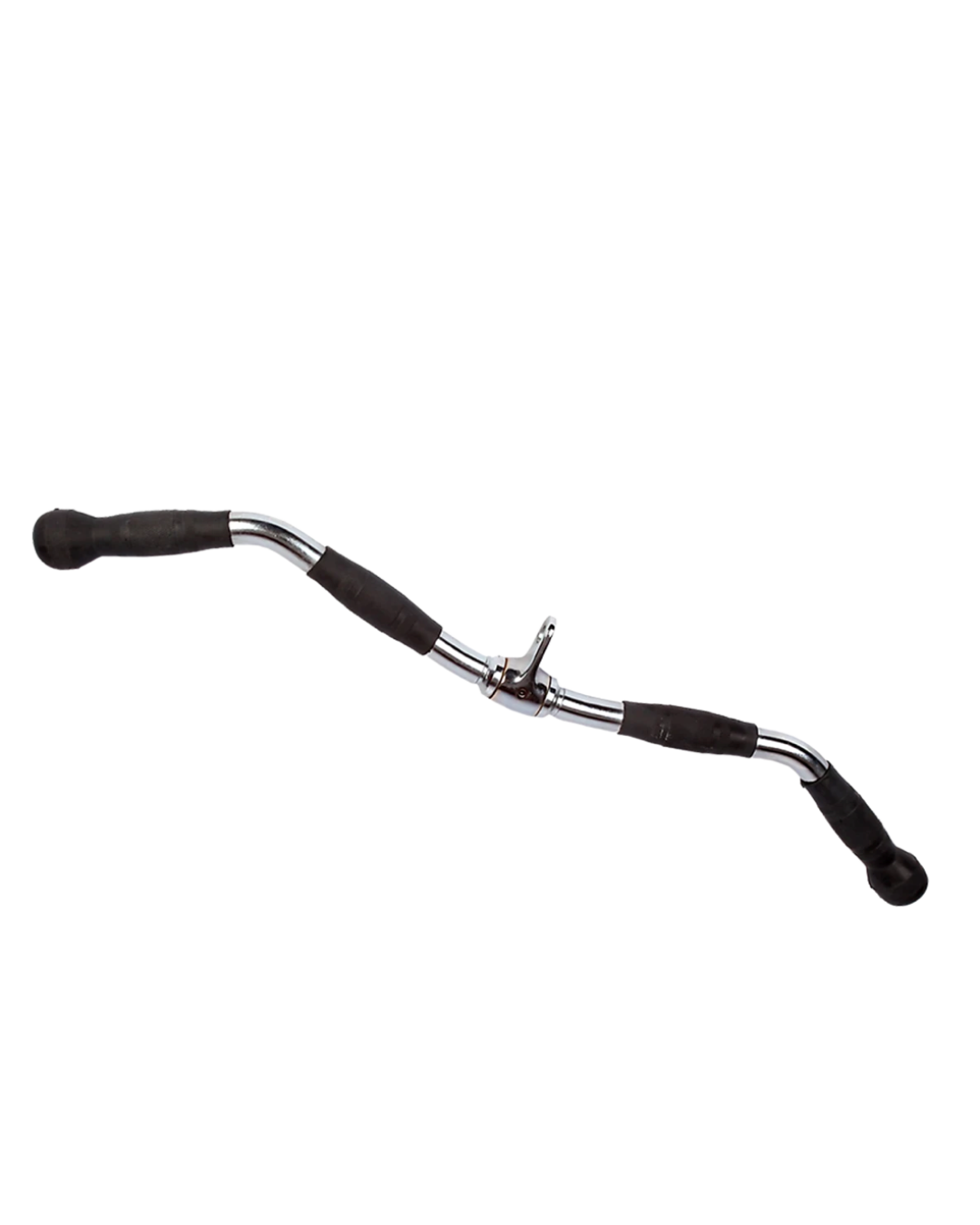 French Fitness 28" Rubber Grip Revolving Curl Bar (New)