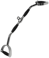 French Fitness 34" Rubber Grip Pro-Style Lat Bar (New) - Front View
