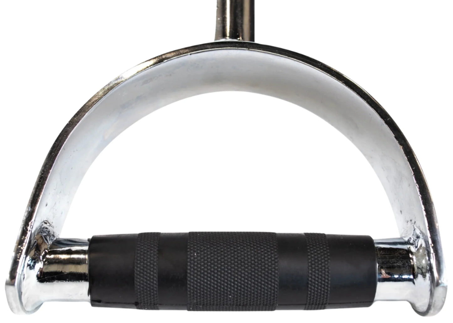 French Fitness 38" Rubber Grip Pro-Style Lat Bar (New) - Close Up Handle View
