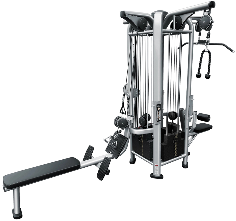 French Fitness FFS Silver 4 Stack Multi Jungle Gym (New)