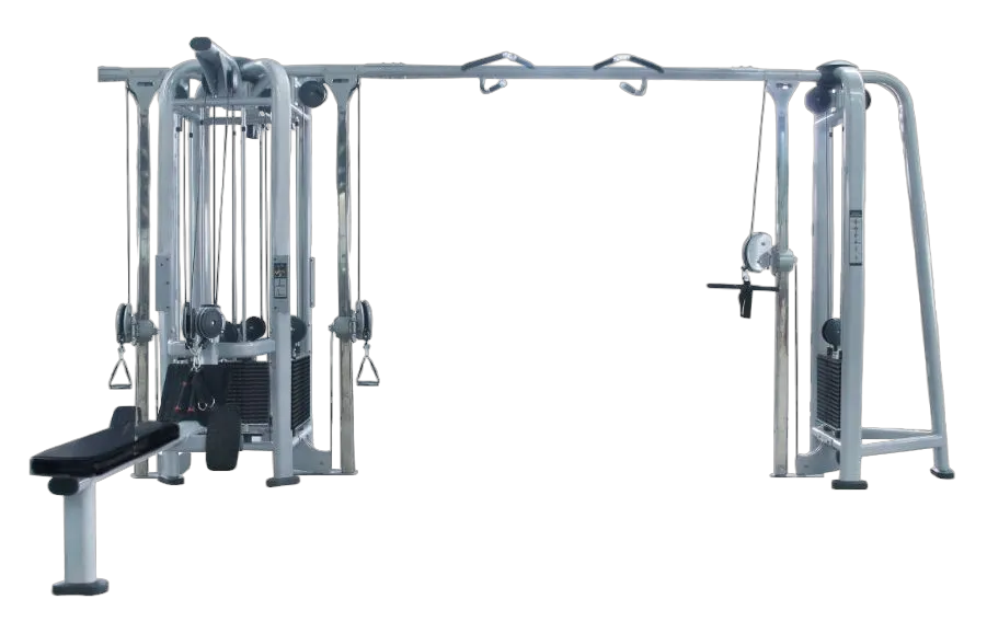 French Fitness FFS Silver 5 Stack Multi Jungle Gym (New)