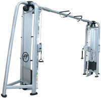 French Fitness FFS Silver Adjustable Cable Crossover