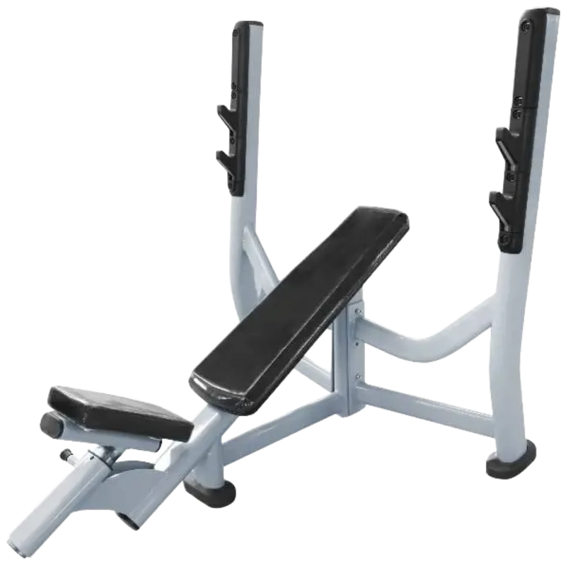 French Fitness FFS Silver Olympic Incline Bench (New) Image