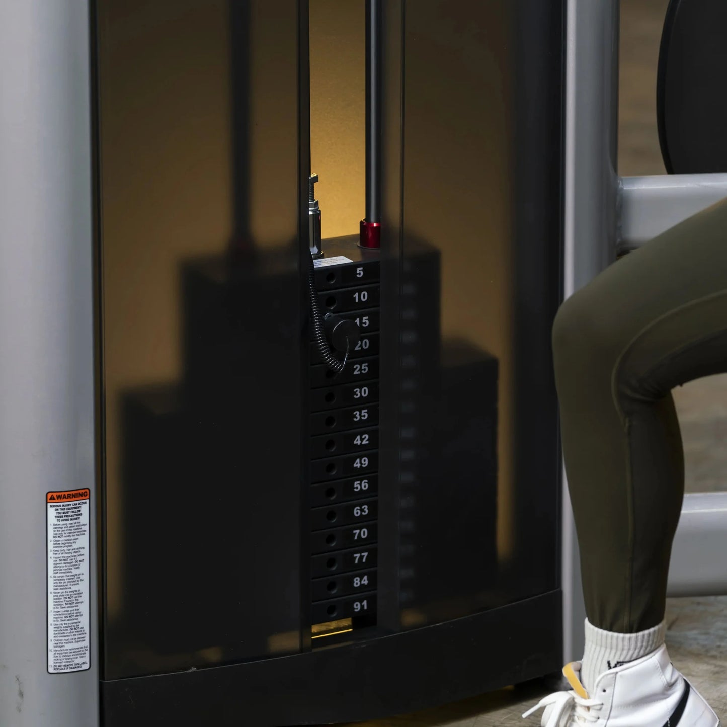 French Fitness FFS Silver Selectorized Abdominal Crunch (New)